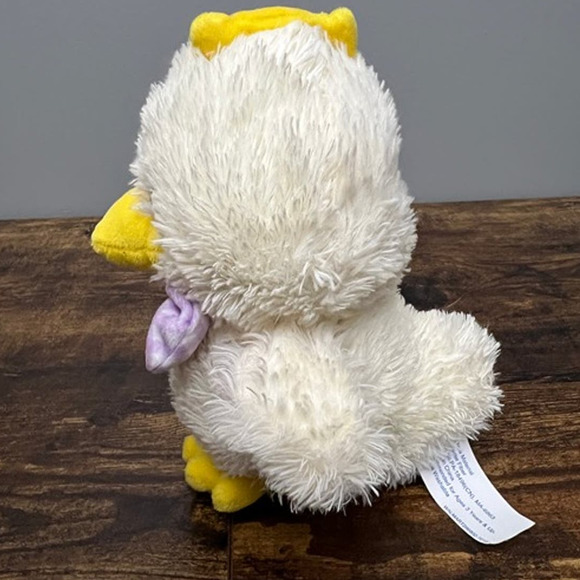 Walmart Easter‎ Chick with Purple Neck Bow Plush - Picture 2 of 5